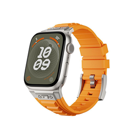 Apple Watch 42-49mm | Apple Watch (42/44/SE/45/46/49mm) - High Stretch Armor Silikonerem - Orange - DELUXECOVERS.DK