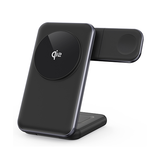 3-i-1 & Multi-Ladestationer | <X>Magcold™ 3-i-1 Ladestation til Mobil, iWatch, AirPods - 45W! - MagSafe - Sort - DELUXECOVERS.DK