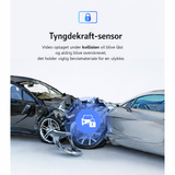 Dashcam | 4K UHD Dashcam M. Skærm - G-Sensor - GPS - APP - BlackBOX™ - DELUXECOVERS.DK
