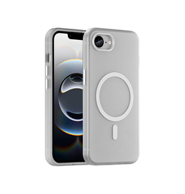 iPhone 17e / 16e | iPhone 17e / 16e - DeLX™ Translucent MagSafe Silikone Cover - Hvid - DELUXECOVERS.DK