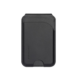 Mobil kortholder | <X>DUX DUCIS™ - RFID Læder Kortholder til iPhone - M. MagSafe - Sort - DELUXECOVERS.DK