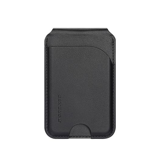 Mobil kortholder | <X>DUX DUCIS™ - RFID Læder Kortholder til iPhone - M. MagSafe - Sort - DELUXECOVERS.DK