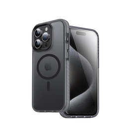 iPhone 15 Pro | iPhone 15 Pro - DeLX™ Rail-X MagSafe Cover - Sort - DELUXECOVERS.DK