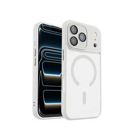iPhone 17 Pro | iPhone 17 Pro - XDCASE™ Frostet M. MagSafe Cover - Hvid - DELUXECOVERS.DK