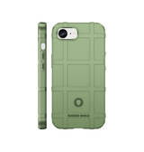iPhone 17e / 16e | iPhone 17e / 16e - RUGGED SHIELD™ Stødsikkert Håndværker Cover - Grøn - DELUXECOVERS.DK