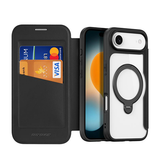 iPhone 17 Air | iPhone 17 Air - DUX DUCIS® MagSafe Flip Cover - Kortholder - Sort - DELUXECOVERS.DK