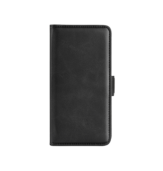 iPhone 16 Plus | iPhone 16 Plus - Retro Diary Læder Cover Etui M. Pung - Sort - DELUXECOVERS.DK