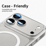 iPhone Beskyttelsesglas | iPhone 18 Pro - Kalebol™ Metal Kamera Linse Beskyttelsesglas - Sølv - DELUXECOVERS.DK