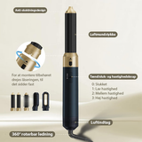 Hår produkter | 6-i-1 Airstyler Multistyler - Varmluftsbørste til Hurtig Tørring og Styling - DELUXECOVERS.DK