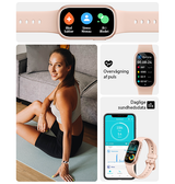 SmartWatch | NordPulse™ Aktivitetsur - Puls, Skridt, Aktivitet & Søvn - Pink - DELUXECOVERS.DK