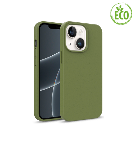 iPhone 13 | iPhone 13 - EcoCase™ 100% Plantebaseret Cover - Mørkegrøn - DELUXECOVERS.DK