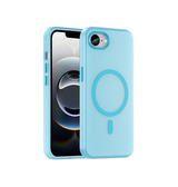 iPhone 17e / 16e | iPhone 17e / 16e - DeLX™ Translucent MagSafe Silikone Cover - Blå - DELUXECOVERS.DK