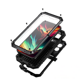 iPhone 14 Pro Max | iPhone 14 Pro Max - R-JUST™ Safeguard Vandtæt 360°Cover - Sort - DELUXECOVERS.DK