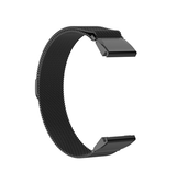 QUICKFIT | Garmin QuickFit 22mm - L'Empiri™ Milanese Loop / Rem - Sort - DELUXECOVERS.DK