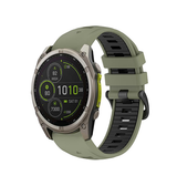 QUICKFIT | Garmin QuickFit 22mm - Silikone Rem - MotionTrack™ - Army grøn - DELUXECOVERS.DK