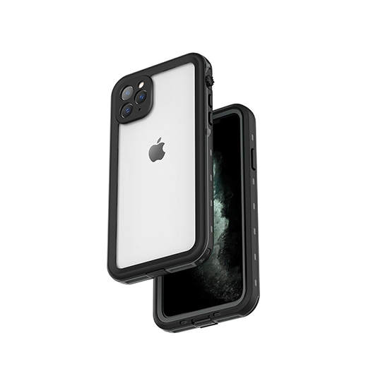 iPhone 11 Pro Max | iPhone 11 Pro Max - Redpepper™ IP68 Vandtæt Håndværker Cover - Sort - DELUXECOVERS.DK
