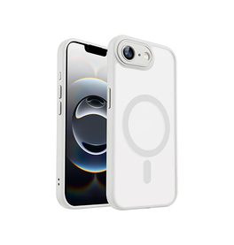 iPhone 17e / 16e | iPhone 17e / 16e - XDCASE™ Frostet M. MagSafe Cover - Hvid - DELUXECOVERS.DK