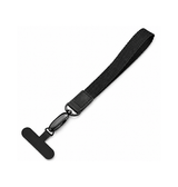 Mobilrem, håndledsrem, Nylon snor | Universal Kort Strop til Mobil & iPhone - Sort - DELUXECOVERS.DK