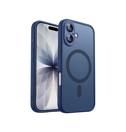 iPhone 17 | iPhone 17 - XDCASE™ Frostet M. MagSafe Cover - Blå - DELUXECOVERS.DK