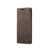 iPhone 17e / 16e | iPhone 17e / 16e - CaseMe™ Noble Læder Etui / Pung - Brun - DELUXECOVERS.DK