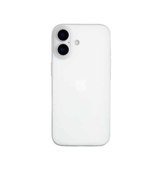 iPhone 17 | iPhone 17 - Ultratynd Matte Series Cover V.2.0 - Hvid/Klar - DELUXECOVERS.DK