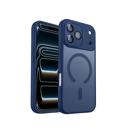 iPhone 17 Pro | iPhone 17 Pro - XDCASE™ Frostet M. MagSafe Cover - Blå - DELUXECOVERS.DK