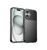iPhone 16 Plus | iPhone 16 Plus - Thunderbolt Silikone Cover - Sort - DELUXECOVERS.DK