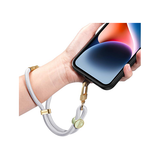 Mobilrem, håndledsrem, Nylon snor | DUX DUCIS™ Kort Nylon Snor / Strop til Mobil & iPhone - Grå - DELUXECOVERS.DK