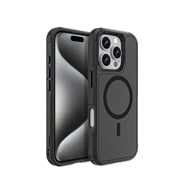 iPhone 16 Pro Max | iPhone 16 Pro Max - Redpepper™ Magsafe Håndværker Cover - Sort - DELUXECOVERS.DK