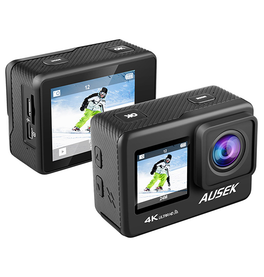 Action Kamera | AUSEK™ 4K Action Kamera - Vandtæt - 170° Vidvinkel - DELUXECOVERS.DK