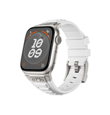 Apple Watch 42-49mm | Apple Watch (42/44/SE/45/46/49mm) - High Stretch Armor Silikonerem - Hvid - DELUXECOVERS.DK