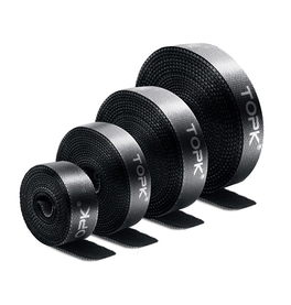 Kabelorganisering | TOPK™ | Kabelbindere - Genanvendelige & Delbare Nylon - 1 stk - Sort - DELUXECOVERS.DK
