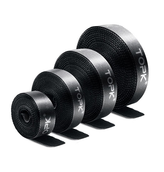 Kabelorganisering | TOPK™ | Kabelbindere - Genanvendelige & Delbare Nylon - 1 stk - Sort - DELUXECOVERS.DK