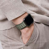 Apple Watch 38-42mm | Apple Watch (38/40/SE/41/42mm) - L'Empiri™ Trail-X Nylon Loop - Grøn - DELUXECOVERS.DK