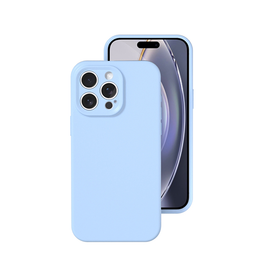 iPhone 16 Pro Max | iPhone 16 Pro Max - Deluxe™ Jelly Silikone Cover - Sky Blue - DELUXECOVERS.DK