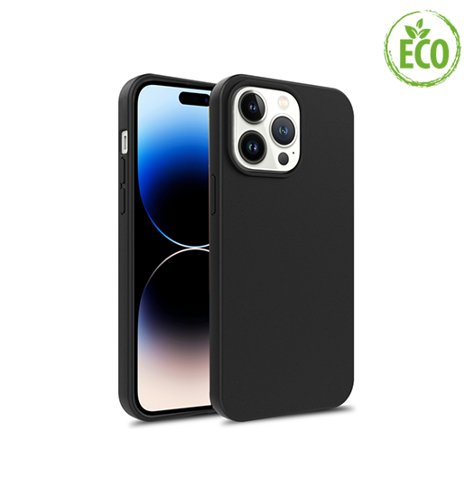 iPhone 14 Pro | iPhone 14 Pro - EcoCase™ 100% Plantebaseret Cover - Sort - DELUXECOVERS.DK