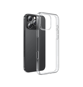 iPhone 16 Pro | iPhone 16 Pro - Borofone™ Silikone Cover - Gennemsigtig - DELUXECOVERS.DK