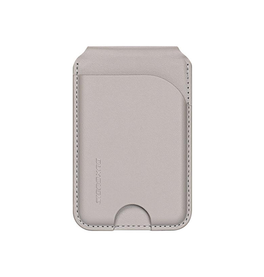 Mobil kortholder | <X>DUX DUCIS™ - RFID Læder Kortholder til iPhone - M. MagSafe - Grå - DELUXECOVERS.DK