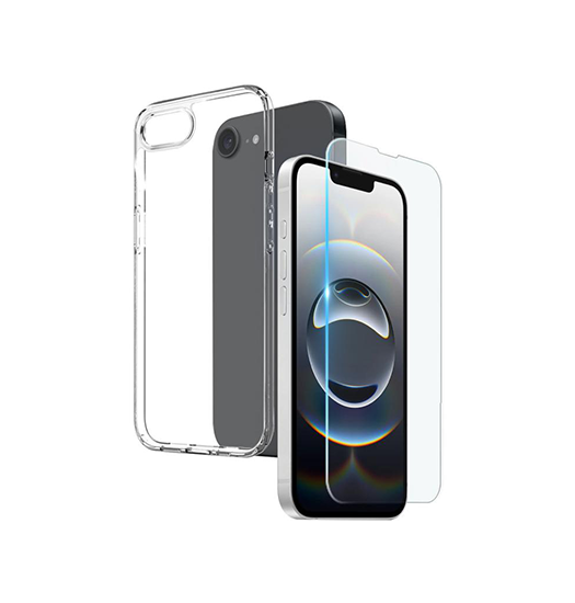 iPhone 17e / 16e | iPhone 17e / 16e - NTJO™ 2 in 1 Beskyttelse - Cover og beskyttelsesglas - DELUXECOVERS.DK
