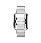 Apple Watch 42-49mm | Apple Watch (42/44/SE/45/46/49mm) - NX-Tech™ Raptor Stål Rem - Sølv - DELUXECOVERS.DK