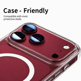 iPhone Beskyttelsesglas | iPhone 18 Pro - Kalebol™ Metal Kamera Linse Beskyttelsesglas - Rød - DELUXECOVERS.DK