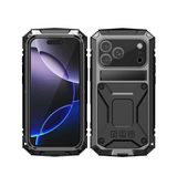 iPhone 18 Pro - R-JUST™ Safeguard Vandtæt 360° Cover - Sort