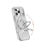 iPhone 18 Pro - MagStand Silikone Cover - Gennemsigtig