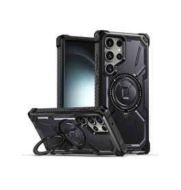 Samsung Galaxy S24 Ultra | Samsung Galaxy S24 Ultra - NX Pro™ Armor Cover V2 m. MagSafe - Sort - DELUXECOVERS.DK