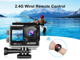 Action Kamera | AUSEK™ 4K Action Kamera - Vandtæt - 170° Vidvinkel - DELUXECOVERS.DK
