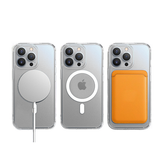iPhone 13 Pro | iPhone 13 Pro - DeLX™ MagSafe Silikone Cover - Gennemsigtig - DELUXECOVERS.DK