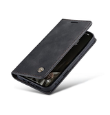 iPhone 17 Pro | iPhone 17 Pro - CaseMe™ Noble Læder Etui / Pung - Sort - DELUXECOVERS.DK