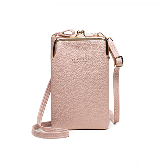 Universal Taske / Sleeve | Samsung Galaxy M32 - DeLX™ Læder Skuldertaske til Dame - Rose - DELUXECOVERS.DK