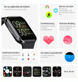 SmartWatch | Smartwatch aktivitetsur IP68 – 1,69″ HD skærm - Bordeauxrød – MotionMate™ - DELUXECOVERS.DK
