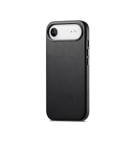 iPhone 17 Air | iPhone 17 Air - DeLX® Læder Cover - MagSafe Kompatibel - Sort - DELUXECOVERS.DK